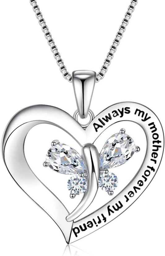"Mother's Birthday Gifts: Women's Charm Necklace from Daughter, Thoughtful Mother's Day Gift"